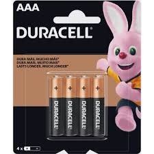 PILHA DURACELL ALCALINA AAA C/4