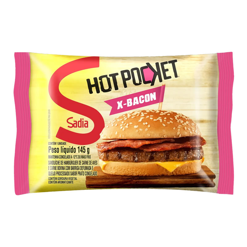 SANDUICHE HOT POCKET X-BACON 145G