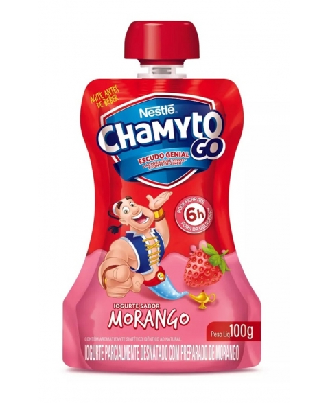 NESTLE CHAMYTO GO POUCH MORANGO 100 GR 1X100G