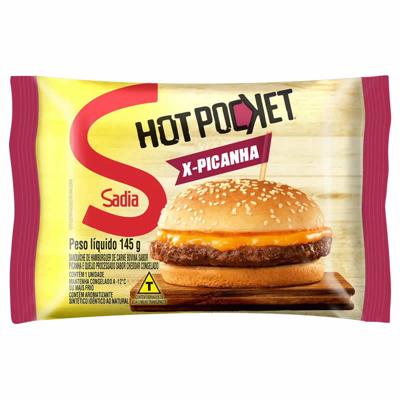 SANDUICHE HOT POCKET X-PICANHA 145G